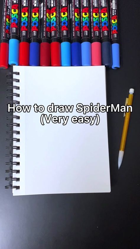 Who seen SpiderMan No Way Home?🔥 #spidermannowayhome #drawing #spiderman #art #tutorial Good Drawing Ideas Spiderman, Posca Pen Drawing Ideas Easy, Cute Easy Spiderman Drawings, Spiderman Posca Art, Drawing Ideas Easy Doodles Spiderman, Spiderman Marker Drawing, Spider Man Posca Art, Spiderman No Way Home Drawing, Spider Man Drawing Tutorial