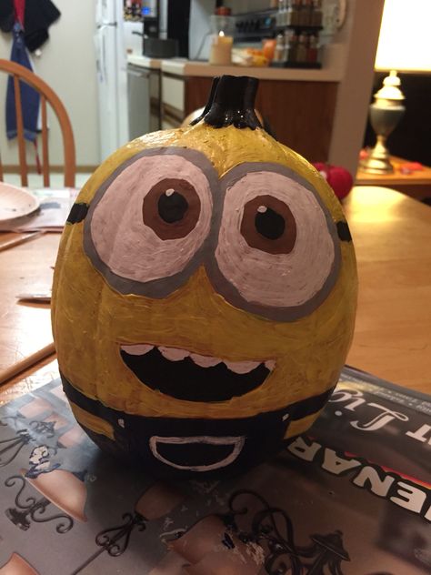 Bob the minion pumpkin painting Minion Pumpkin Painting, Bob The Minion, Painted Ideas, Pumpkin Painted, Minion Pumpkin, Painting Pumpkins, Painted Pumpkin, Pumpkin Painting, Painted Pumpkins