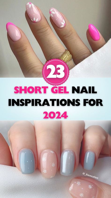 Transform your nails with these 23+ elegant and simple short gel nail ideas. Gel Nails For Short Nails Summer, Small Gel Nails Ideas, Nail Ideas For Nurses, Builder Gel Nails Design Short Summer, Short Builder Gel Nails Design, Hybrid Gel Nails Ideas, Gel Builder Nails Short, Gel Nails Ideas Summer 2024, Fingernail Designs For Short Nails