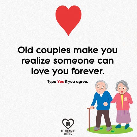 Old couples make you realize someone can love you forever.  . . . #relationship #quote #love #couple #quotes Old Couple Quotes, Age Difference Quotes, Love Couple Quotes, Deep Relationship Quotes, Relationship Quote, Age Difference, Old Couples, Quote Love, Love Phrases