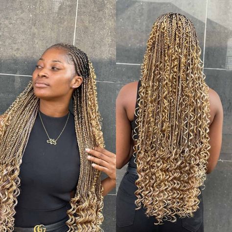 Fulani Braids With Curls At The End, Braids With Curls Short, Goddess Fulani Braids, Fulani Goddess Braids, Fulani Braids With Curls, Scalp Braids, Parting Hair, Natural Braided Hairstyles, Goddess Braids Hairstyles