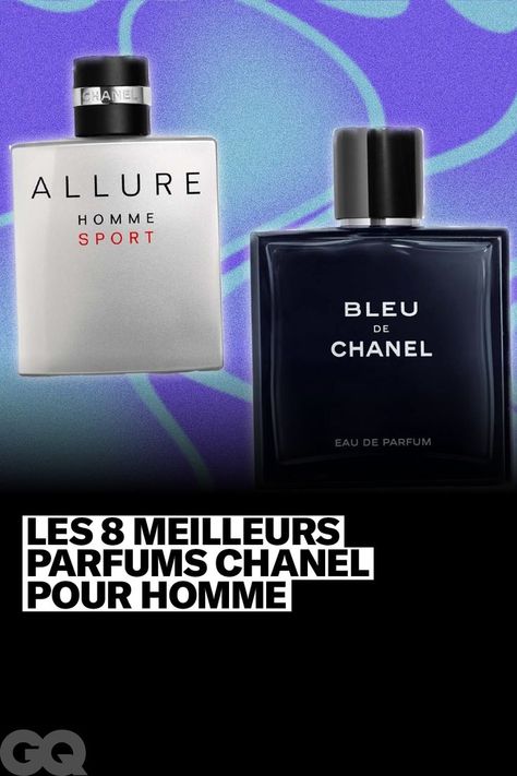 Les 8 meilleurs parfums Chanel pour homme (et à quelle occasion les porter). Chanel Allure Homme Sport, Parfum Chanel, Porter, Chanel