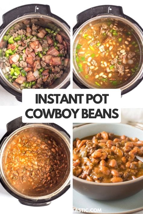 Pressure Cooker Beans, Pot Beans, Gluten Free Instant Pot, Cowboy Beans, Savory Foods, Best Instant Pot Recipe, Mood Food, Electric Pressure Cooker, Insta Pot