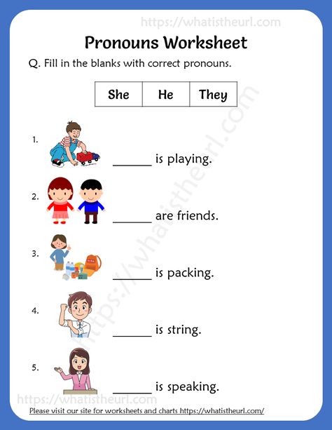 Pronouns Worksheets For 2nd Grade Worksheets For 2nd Grade, English Pronouns, Worksheets 2nd Grade, Worksheets For Class 1, Reading Comprehension For Kids, English Grammar For Kids, English Worksheets For Kindergarten, Grammar For Kids, English Activities For Kids