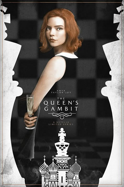 Chess Boxing, Queen Poster, Yearbook Design, Ebook Design, The Queen's Gambit, Key Art, Tv Animation, Avicii, Anya Taylor Joy