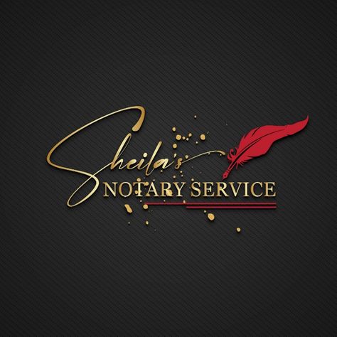 I will design awesome and unique notary logo Notary Logo, Notary Service, Logo Design Services, Service Design, Logo Design, ? Logo, Design