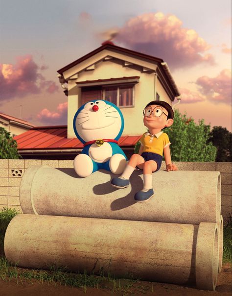 Doraemon Friends, Doraemon And Nobita Friendship Wallpaper, Copul Pic Cartoon, Doraemon Stand By Me, Nobita Doraemon, Large Canvas Art Abstract, Friendship Wallpaper, Baby Cartoon Drawing, Cartoons Dp