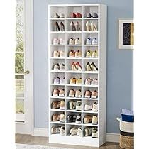 Small Closet Shoe Storage Homemade, Shoe Shelves In Cabinet, Shoe Racks For Bottom Of Closet, Homemade Shoe Rack In Closet, Apartment Shoe Storage Closet, Small Shoe And Bag Closet, Shoe Cubby Ikea, Ikea Shoe Cubby, Bookcase Shoe Shelf