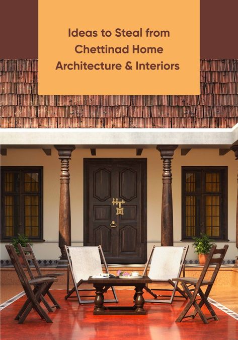 Chettinad Style House, Classic Indian House, Karaikudi Houses Interiors, Traditional Chettinad House Interiors, Modern Chettinad House, Wada House Design, Naalukettu House Plan, Chettinad House Plan, Old Village House Design Indian