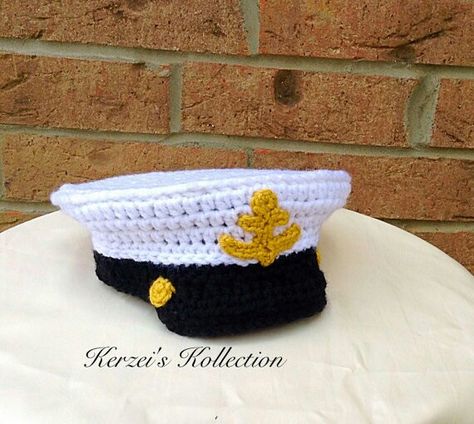 Military Dress, Crochet Costumes, Military Dresses, Crochet Box, Crochet Disney, Childrens Hats, Crochet For Boys, Dress Hat, Military Inspired