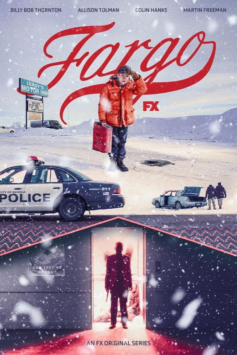 Fargo Poster Tv Series, Fargo Series, Fargo Poster, Fargo Season 2, Fargo Tv Show, Colin Hanks, Unforgettable Quotes, Cinema Art, Great Tv Shows