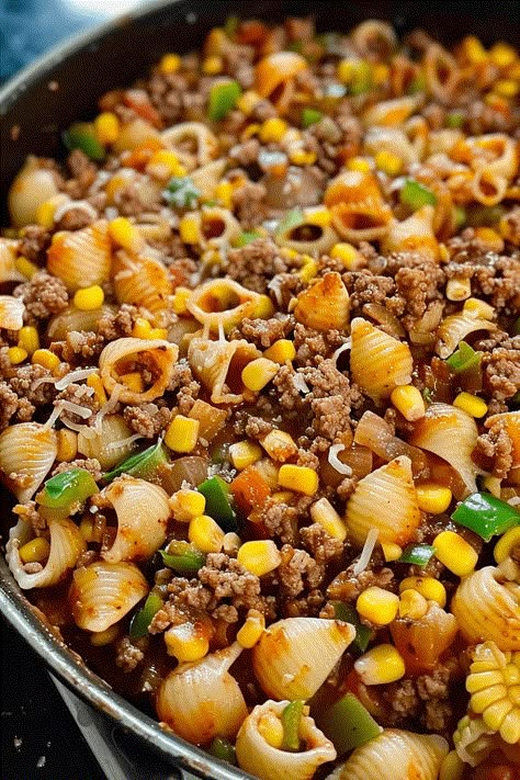 One-Pot Goulash Delight Goulash Recipes With Vegetables, Goulash For A Crowd, Crockpot Taco Pasta, One Pot Goulash, Crockpot Taco, Hungarian Goulash, Healthy Tacos Salad, White Bean Soup Recipes, Cookie Cat