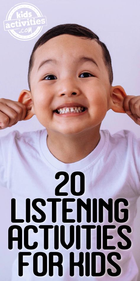 Active Listening Activities, Listening Skills Activities, Listening Activities For Kids, Emotional Activities, Listening Games, Good Listening Skills, Listening Activities, Speech Ideas, Activities Ideas