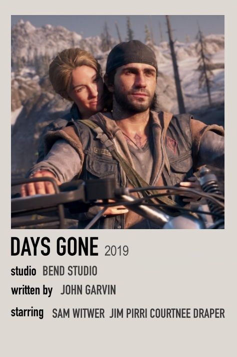 Day Gone Ps4, Life Is Strange Characters, Video Game Print, Film Games, Video Game Posters, Gaming Posters, Poster Room, Playstation Games, Days Gone