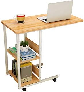 Simple Bedside Tables, Computer Desks For Home, Bedside Desk, Bedside Table Storage, Simple Desk, Bedroom Desk, Laptop Table, Small Side Table, Bed Table