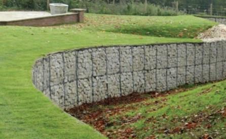 Stone gabion baskets limestone walls Garden landscaping lime stone ... Gabion Retaining Wall, Gabion Fence, Gabion Wall, Stone Retaining Wall, Limestone Wall, Walled Garden, Fence Landscaping, Retaining Walls, Wall Garden