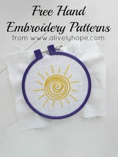 A Lively Hope: Summer Sun Free Embroidery Pattern Sun Embroidery, Free Embroidery Patterns Machine, Embroidery Red, Lds General Conference, Abstract Embroidery, Moms Crafts, Embroidery Patterns Vintage, Embroidery Flowers Pattern, Embroidery Patterns Free