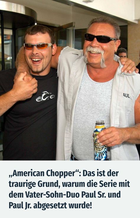 Die US-Reality-Sendung „American Chopper“ begeisterte damals auch das deutsche Publikum, doch plötzlich ist das Vater-Sohn-Duo von der Bildfläche verschwunden. Der Grund dahinter ist eher traurig. Das ist aus dem Vater-Sohn-Duo geworden. American Chopper, Chopper