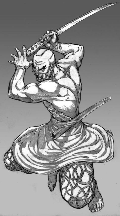 Villain Action Poses, Swordfighting Reference Anime, Running Swordsman Pose, Dynamic Poses Swordman, Dynamic Poses Drawing Male, Dynamic Action Poses Reference, Battle Pose Drawing Reference, Swordfighting Reference, Samurai Pose