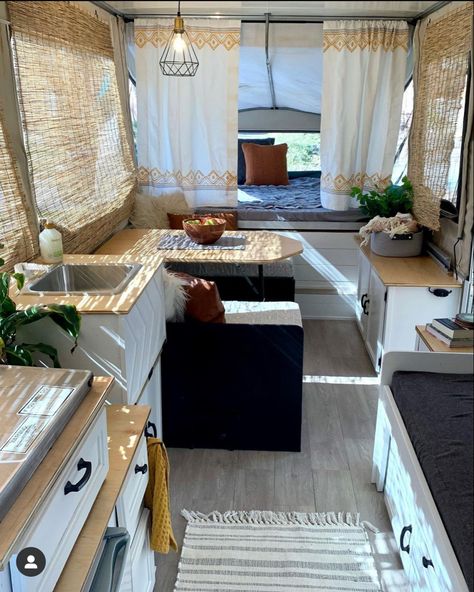 Tent Trailer Remodel, Best Pop Up Campers, Tent Trailers, Pop Up Princess, Pop Up Campers, Popup Camper Remodel, Pop Up Trailer, Caravan Makeover, Vintage Camper Remodel