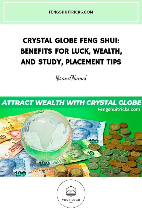 In Feng Shui, various objects hold the power to influence our lives positively. One such powerful object is the crystal globe. This beautiful, spherical object is not just a decorative piece; it is believed to Feng Shui Office, Feng Shui Basics, Wealth Corner, Feng Shui Elements, Crystal Globe, Tabletop Water Fountain, Feng Shui House, Global Awareness, Tabletop Fountain