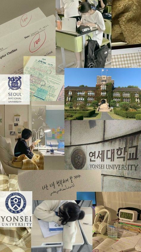 Yonsei University, Dream University, Korea University, Academic Validation, Korea Travel, Study Motivation Inspiration, Study Inspo, Study Aesthetic, Study Inspiration