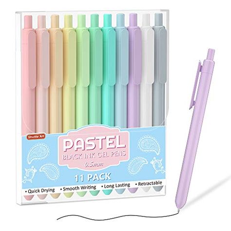 Pens Cute, Notes School, Pastel Pen, Writing Journaling, Pola Kotak, Pretty School Supplies, Gel Pens Coloring, Stationery Obsession, Cute Stationary School Supplies