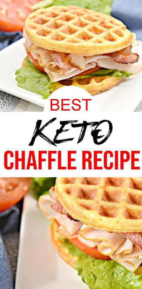 YUMMY Keto Chaffle. Easy keto recipes for the most AMAZING BLT chaffles. Great idea for low carb - ketogenic diet. Made with delicious cheesy & bacon, lettuce, tomato - waffle maker recipe. Gluten free, sugar free baking - cooking. Keto appetizers idea, keto snacks, keto dinner, lunch. Great keto beginners recipe to add to your keto meal plan. Perfect New Years healthy eating or Valentines Day. Check out chaffle - sandwich chaffle idea #appetizers #easyrecipe Simple Keto Breakfast, Keto Blt, Chaffle Sandwich, Sandwich Blt, Sandwich Toppings, Chaffle Recipes, Keto Chaffles, Keto Chaffle, Chaffle Recipe