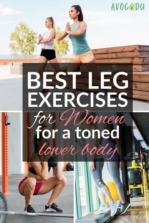 Find out the best way to tone legs fast with these leg exercises for women that target every muscle group. Perfect for beginners looking to learn how to get great legs.rcises for Women for a Toned Lower Body Tone Legs Fast, Leaner Legs Workout, Leg Workout With Weights, Best Leg Exercises For Women, Leg Workout For Men, Leg Workout With Dumbbells, Leg Exercises For Women, Leg Workouts For Women, Leg Workout For Women