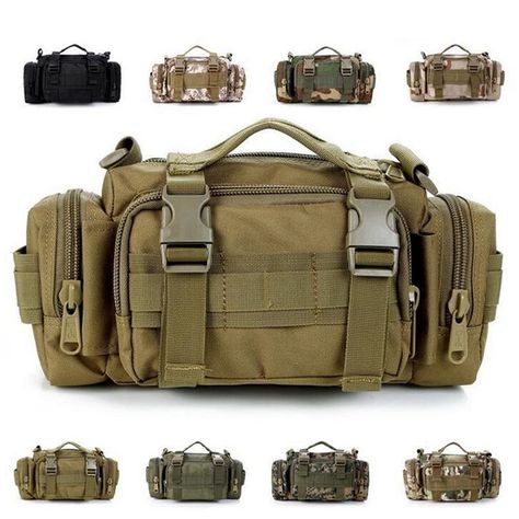 Tactical Sling Bag, Waterproof Fanny Pack, Tactical Duffle Bag, Military Bag, Shoulder Belt, Tactical Backpack, Tactical Bag, Military Tactical, Fish In A Bag