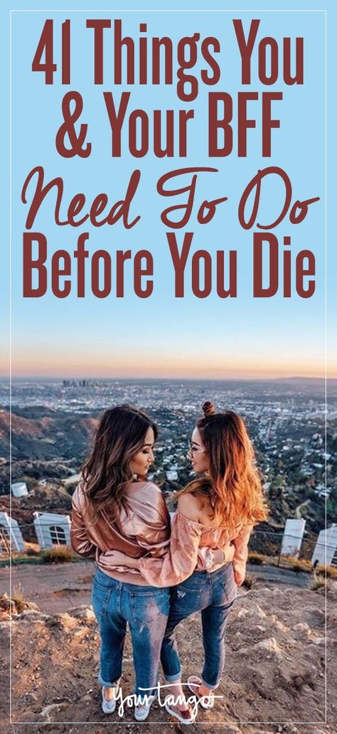 41 Things To Do With Your Best Friend Before You Die | YourTango Bucket List Deutsch, Grandkids Photography, Bff Bucket List, Best Friend Bucket List, Best Friend Dates, Photography Bucket List, Surprise Boyfriend, Birthday Girl Quotes, Best Friend Activities