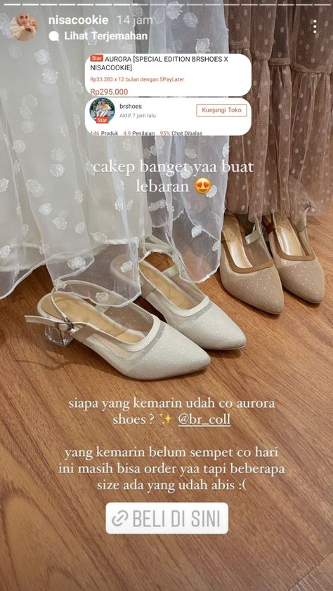 Racun Shopee, Diy Clothes And Shoes, Aesthetic Shop, Casual Hijab Outfit, Casual Wedding Dress, Classic Heels, Online Shopping Stores, Online Shopping Clothes, Mules Shoes