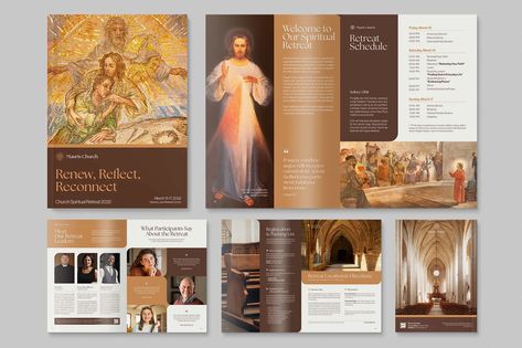 Church Brochure Template, Print Templates ft. church & template - Envato Church Template, Church Brochures, Portfolio Resume, Spiritual Retreat, Brochure Design Template, Graphic Design Portfolio, Brochure Template, Brochure Design, Print Templates