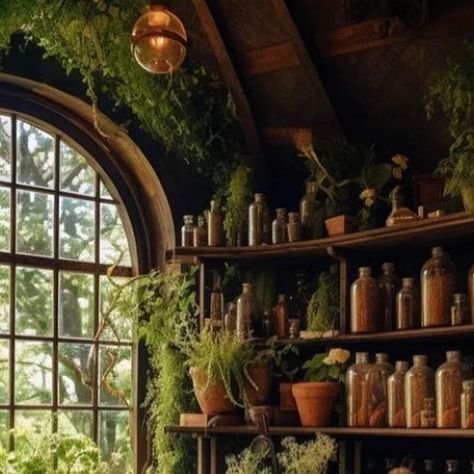 Modern Apothecary Aesthetic, Alchemist House, Witch Core Aesthetic, Herbal Apothecary Aesthetic, Fantasy Apothecary, Alchemy Room, Alchemy Aesthetic, Alchemist Aesthetic, Witchy Photos