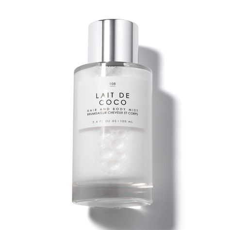 Amazon.com : Le Monde Gourmand Lait de Coco Hair & Body Mist - 3.4oz (100ml) - Bergamot, Vanilla, Coconut Fragrance Notes : Beauty & Personal Care Coco Hair, Coconut Fragrance, Coconut Perfume, Mist Perfume, Body Mousse, Perfume Body Spray, Vanilla Coconut, Perfume Lover, Woody Fragrance