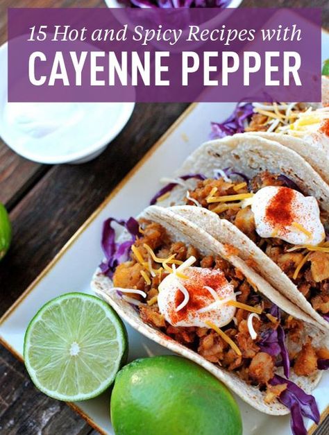 15 Crazy Amazing Things Made Better With Cayenne Pepper- Cosmopolitan.com Cayenne Pepper Recipes, Seafood Tacos, Hot Pepper Recipes, Pepper Sauce Recipe, Recipes Seafood, Handle The Heat, 30 Minute Dinners, Mango Salsa, Football Food