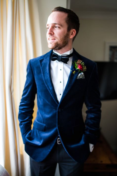 Blue Suit Brown Shoes, Dark Navy Blue Suit, Blue Suit Outfit, Tie Photography, Midnight Blue Suit, Blue Groomsmen Suits, Blue Velvet Jacket, Blue Velvet Suit, Blue Groomsmen