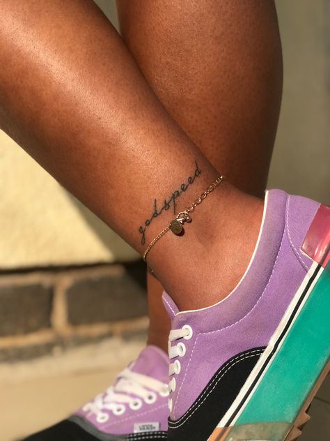 Small Wrist Tattoos For Black Women, Baddie Tattoo Ideas Female Ankle, Small Shin Tattoos For Women, Ankle Tattoo Black Women, Small Tattoo Black Women, Ankel Tattoos Simple, Leg Tatoos Woman, Tattoo Ideas Female Black Women, Underboob Tattoo Black Women