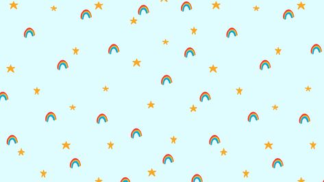 Rainbow pattern desktop wallpaper vector, cute doodle background | free image by rawpixel.com / Sasi Pattern Wallpaper Computer, Rainbow Wallpaper Desktop, Desktop Wallpaper Rainbow, Pattern Desktop Wallpaper, Doodle Background, Cute Doodle, Kids Doodles, Ipad Kids, Kids Background