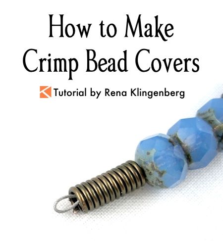 How to Make Crimp Bead Covers – Tutorial – Jewelry Making Journal Rena Klingenberg, Jewellery Techniques, Crimp Bead Covers, Journal Making, Diy Jewelry Tutorials, Diy Bijoux, Wire Jewelry Tutorial, Jewerly Making, Beaded Jewlery