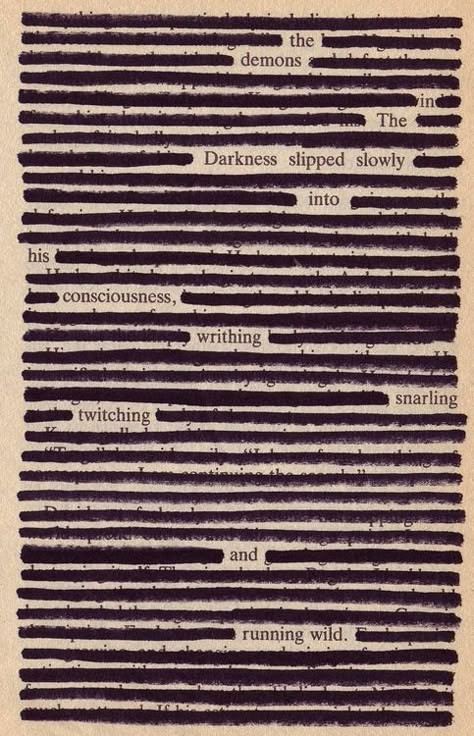 Blackout Poetry Art, Quotes Deep Motivational, Found Poem, Left Hand Path, Deep Motivational Quotes, Blackout Poems, Book Poetry, Found Poetry, Poetry Ideas