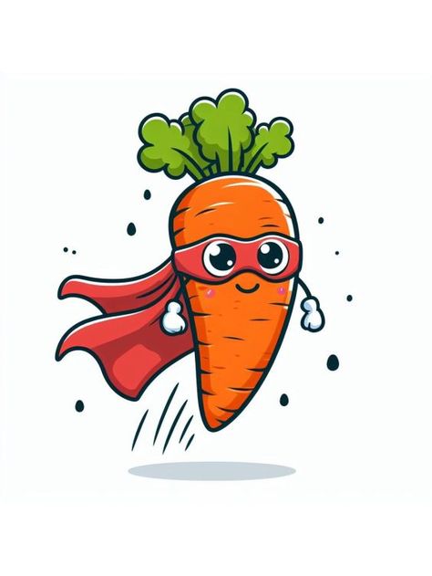 Carrot-drawing-idea-super-carrot_62626902-d9ba-413a-adf4-37e09771eeb4 Cute Carrot Drawing, Carrot Illustration, Carrot Drawing, Good At Math, Vegetable Drawing, Cute Carrot, Vegetable Cartoon, Preschool Art Projects, Funny Fruit