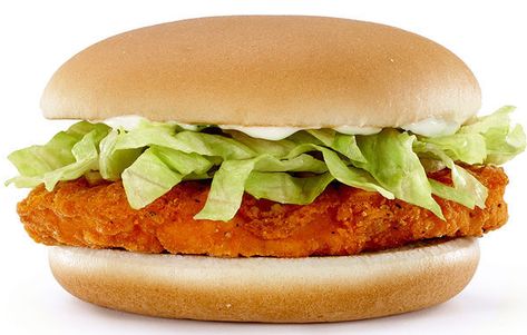 McDonald’s is once again offering its fan-favorite Hot ‘n Spicy McChicken Sandwich at select locations across the US. The Hot ‘n Spicy McChicken features crispy, tender chicken seasoned with a bold mix of spices, topped with shredded lettuce, mayonnaise and served on a toasted bun. Similar to the McRib, the Spicy McChicken can be found in the wild on a sporadic basis in select markets through the year. You won’t find it on the brand’s national menu. Have you spotted the Spicy McChicken at a M Spicy Mcchicken, Spicy Chicken Sandwich, Easy Taco Recipes, Spicy Chicken Sandwiches, Fast Food Items, Burger Sliders, Chicken Sandwich Recipes, Chicken Patties, Shredded Lettuce