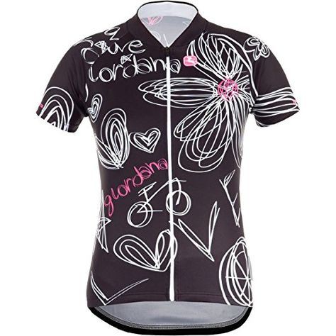 Giordana Arts Jersey  Short Sleeve  Womens Love BlackWhitePink Fluo M ** You can find more details by visiting the image link. This is an Amazon Affiliate links. Bike Women Cycling, Women Cycling Jersey, Cycling Jersey Men, Womens Cycling Clothes, Women's Cycling Jersey, Bike Wear, Jersey Outfit, Bike Jersey, Cycling Jerseys