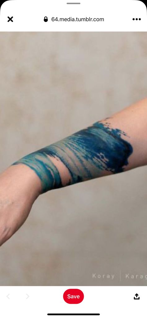 Watercolor Armband Tattoo, Band Tattoo, Tattoo Sleeve, Armband Tattoo, Arm Band, Sleeve Tattoos, Tatting, Tattoo Ideas, Band