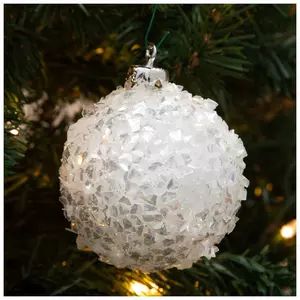 Flocked Ball Ornaments | Hobby Lobby | 6058788 Glitter Ball Ornaments, Decorated Wreaths, Decorate Christmas, Glitter Ball, White Confetti, Fun Ornaments, Shatterproof Ornaments, Mickey Christmas, Glitter Ornaments