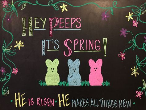 Chalkboard art - spring Spring Black Board Art, Cute Easter Chalkboard Ideas, Easter Chalkboard Art Ideas, Cute Spring Chalkboard Ideas, Easy Easter Chalkboard Art, Spring Starbucks Chalkboard Art, Starbucks Spring Chalkboard, Easter Whiteboard Ideas, Spring Chalkboard Ideas Easy