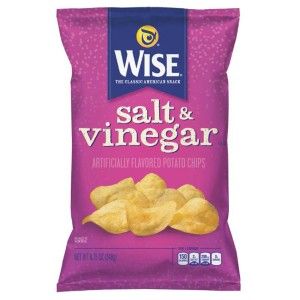 Wise Salt & Vinegar Potato Chips Salt And Vinegar Chips, Vinegar Chips, Bulk Snacks, American Snacks, Salt And Vinegar, No Salt Recipes, Food Advertising, Candy Brands, Savory Snacks