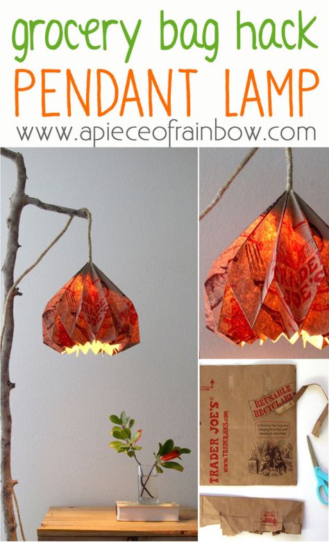 Make grocery bag Origami Lampshade | A Piece Of Rainbow Quick Art Projects For Adults, Advanced Crafts Projects, Crafts For January For Adults, Couple Diy Projects Craft Ideas Fun, Craft Workshop Ideas For Adults, Practical Crafts For Adults, Arts And Crafts For Adults Home Decor, Adult Crafts For The Home, Cheap Crafts For Adults