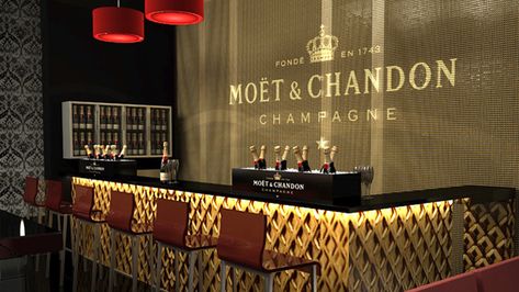 Money Mood Board, Moet Chandon Champagne, Moët Chandon, Bar Concept, Richie Rich, Champagne Bar, Glass Of Champagne, Opening Soon, Event Inspiration